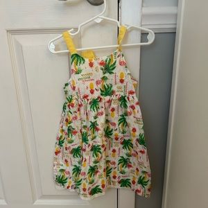 Flamingo print sundress